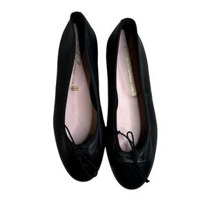 Pretty Ballerinas Ballet Flats – Black Leather – Size 39